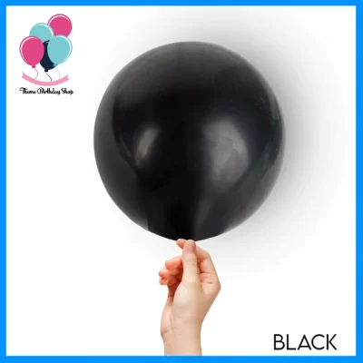 Latex Black Colour Balloon