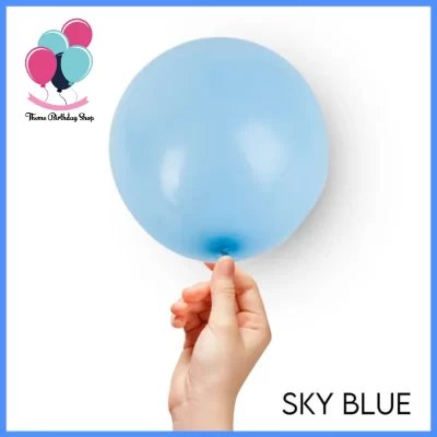 Latex Sky Blue Colour Balloon