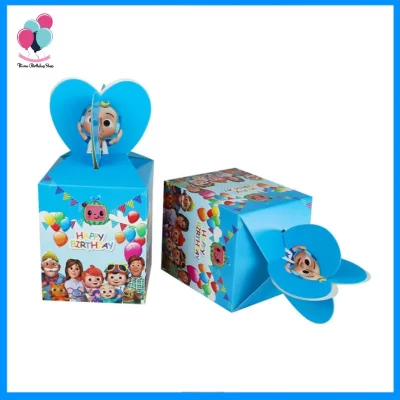 Cocomelon Themed Party Favor Boxes – Pack of 10