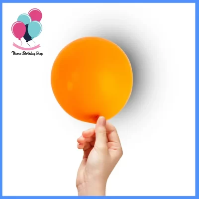 Latex Orange Colour Balloon