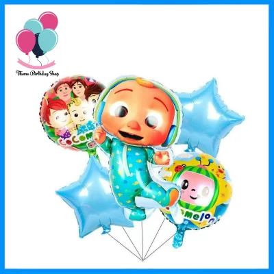 Cocomelon Themed Balloon Set - Perfect for Kids' Parties