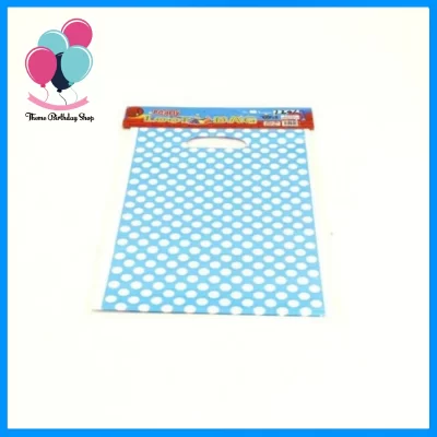 Blue Polka Dot Party Goody Bags – Pack of 10