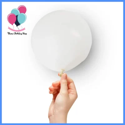 Latex White Colour Balloon
