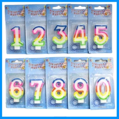 Birthday Numbers Candles