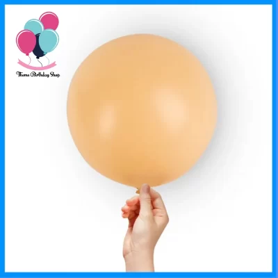 Latex Peach Colour Balloon